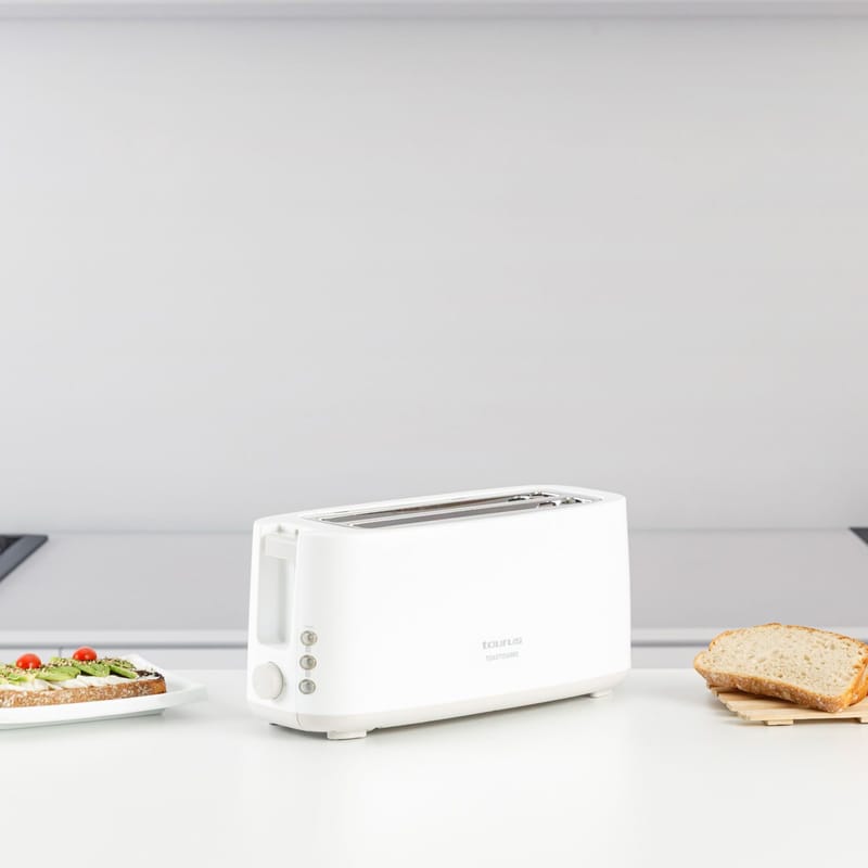 Brødrister Taurus Toastissimo langt spor hvit - hvit - Husholdning - Kjøkkenmaskiner - Varme & koke