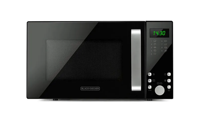 Mikrobølgeovn Black+Decker Digital 900W 23L Svart - Svart - Husholdning - Kjøkkenmaskiner - Varme & koke
