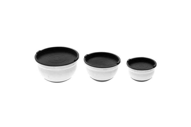 Bollsett Maku Stål 3 deler - Husholdning - Matlaging & Baking - Bakeredskaper - Blandeskåler