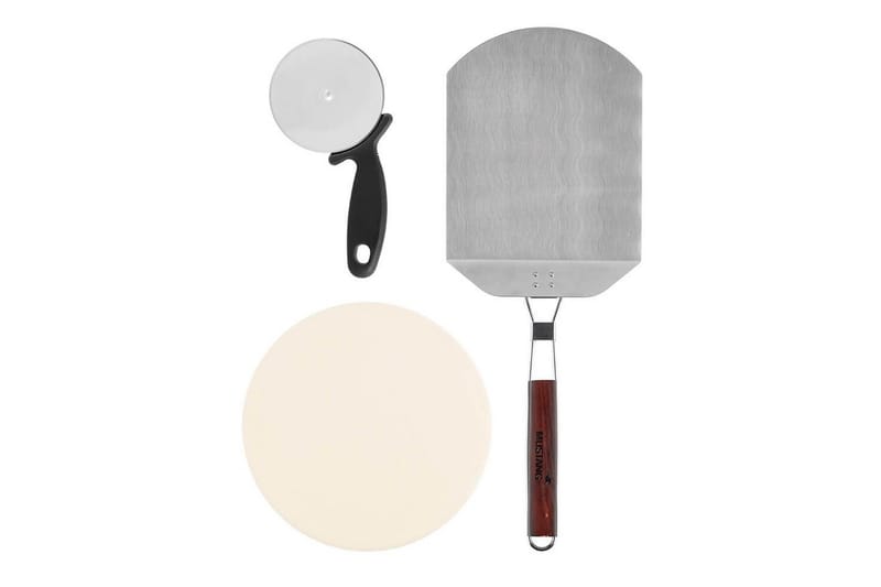 Pizzabakesett Mustang 3 deler, Sølv