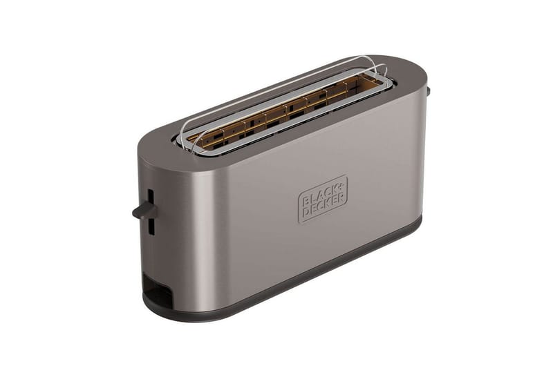 Brødrister Black+Decker 1 rom Rustfritt Stål - Husholdning - Matlaging & Baking - Kjøkkenutstyr