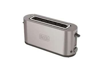 Brødrister Black+Decker 1 rom Rustfritt Stål - Husholdning - Matlaging & Baking - Kjøkkenutstyr