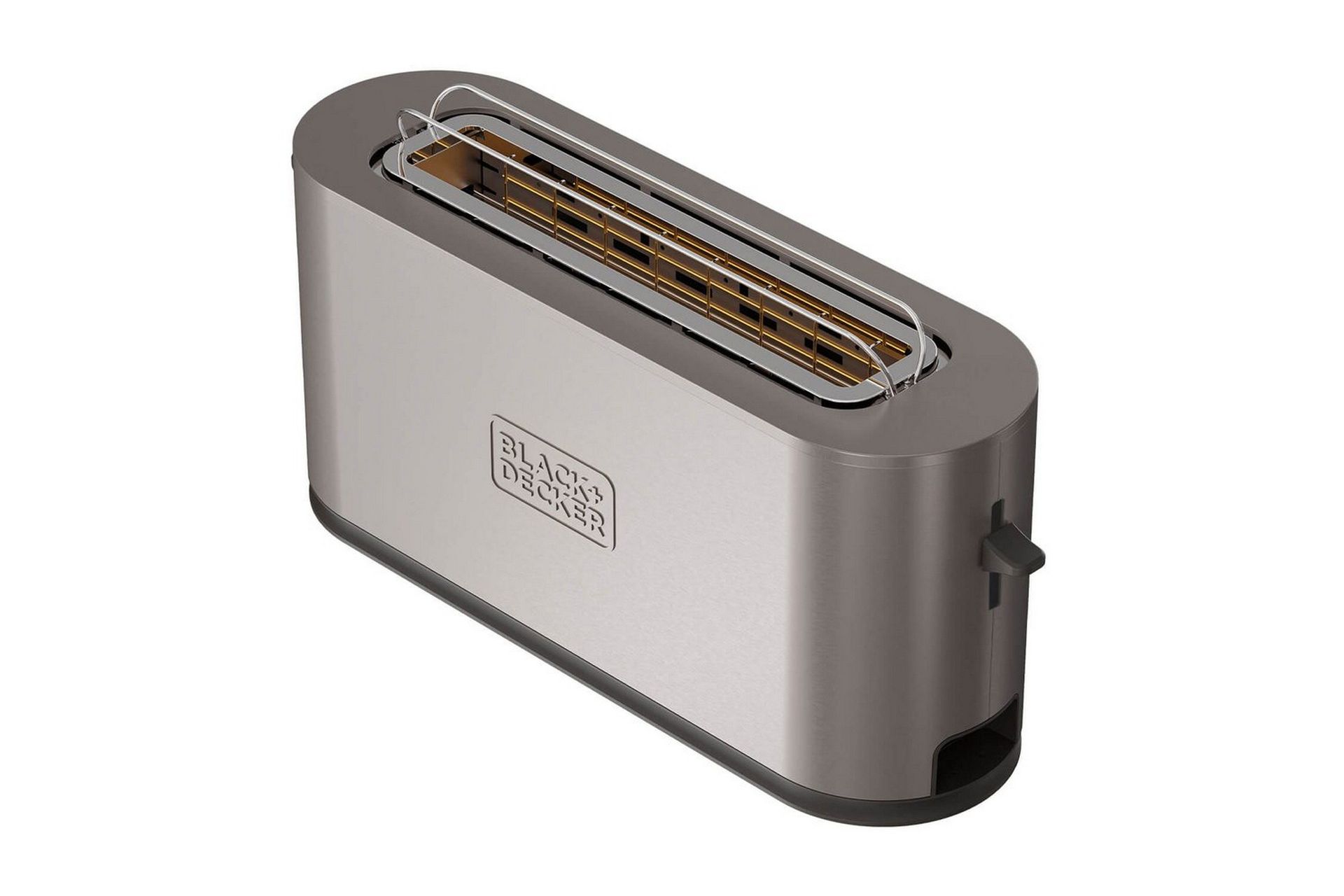 Brødrister Black+Decker 1 rom Rustfritt Stål -