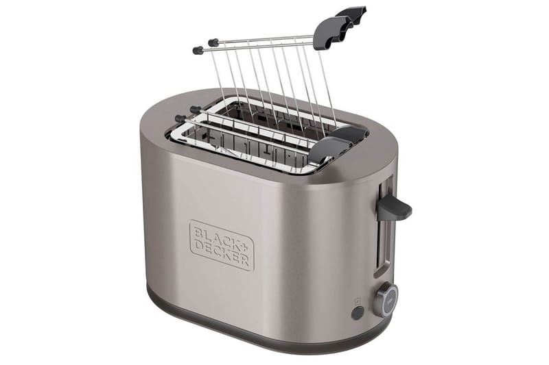 Brødrister Black+Decker 2 rom rustfritt 900W stål - Husholdning - Matlaging & Baking - Kjøkkenutstyr