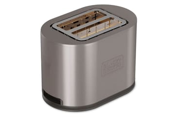Brødrister Black+Decker 2 Rom Rustfritt 900W Stål - Husholdning - Matlaging & Baking - Kjøkkenutstyr