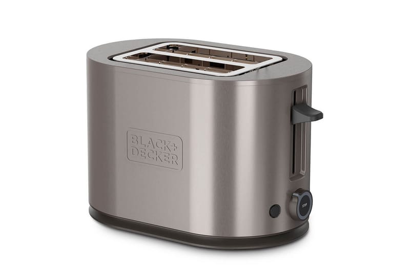 Brødrister Black+Decker 2 Rom Rustfritt Stål 20cm - 20cm - Husholdning - Matlaging & Baking - Kjøkkenutstyr