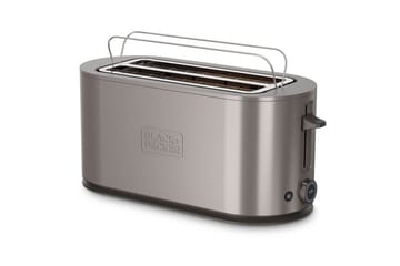 Brødrister Black+Decker 2 Rom Rustfritt Stål 38cm - 38cm - Husholdning - Matlaging & Baking - Kjøkkenutstyr