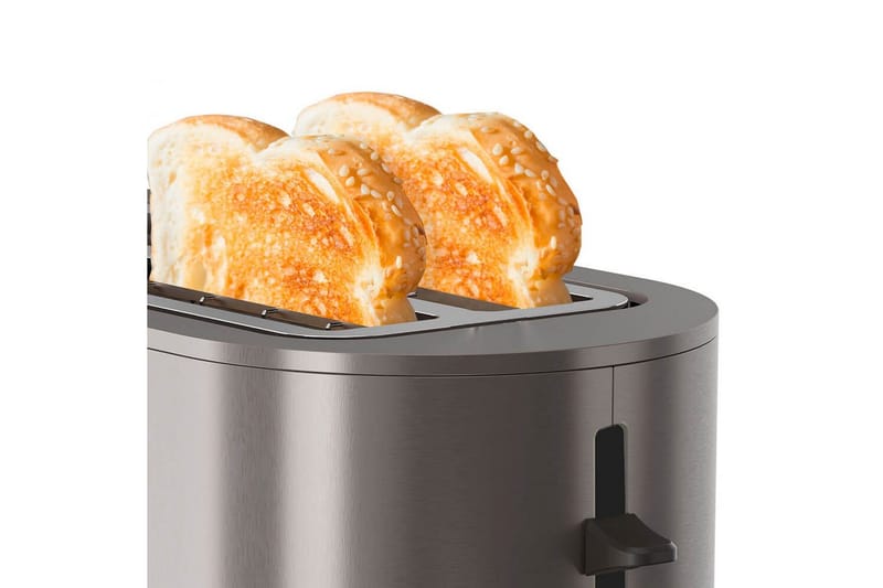 Brødrister Black+Decker 2 rom rustfritt stål - Sølv - Husholdning - Matlaging & Baking - Kjøkkenutstyr