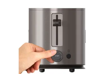 Brødrister Black+Decker 2 rom rustfritt stål - Sølv - Husholdning - Matlaging & Baking - Kjøkkenutstyr
