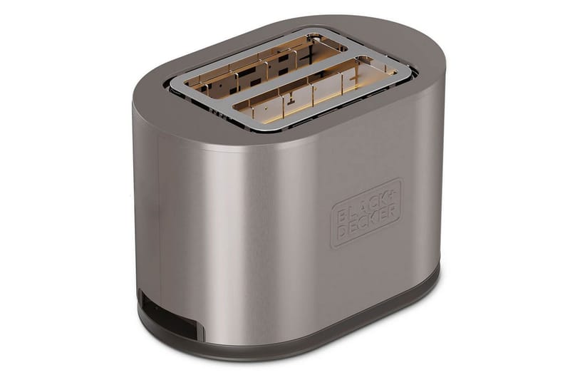 Brødrister Black+Decker 2 rom rustfritt stål - Sølv - Husholdning - Matlaging & Baking - Kjøkkenutstyr