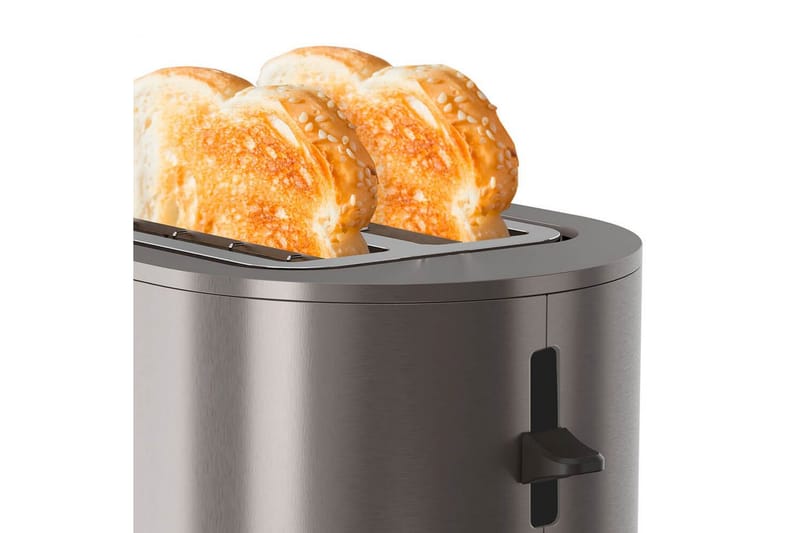 Brødrister Black+Decker 2 rom rustfritt stål - Sølv - Husholdning - Matlaging & Baking - Kjøkkenutstyr