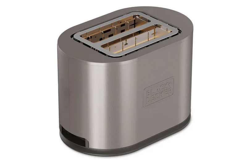 Brødrister Black+Decker 2 rom rustfritt stål - Sølv - Husholdning - Matlaging & Baking - Kjøkkenutstyr