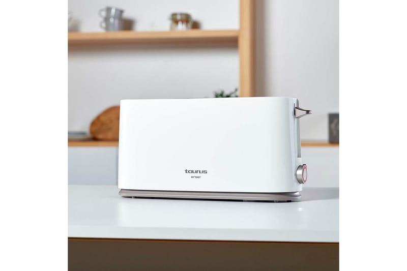 Brødrister Taurus Mytoast 1 Slot Hvit - Hvit - Husholdning - Matlaging & Baking - Kjøkkenutstyr
