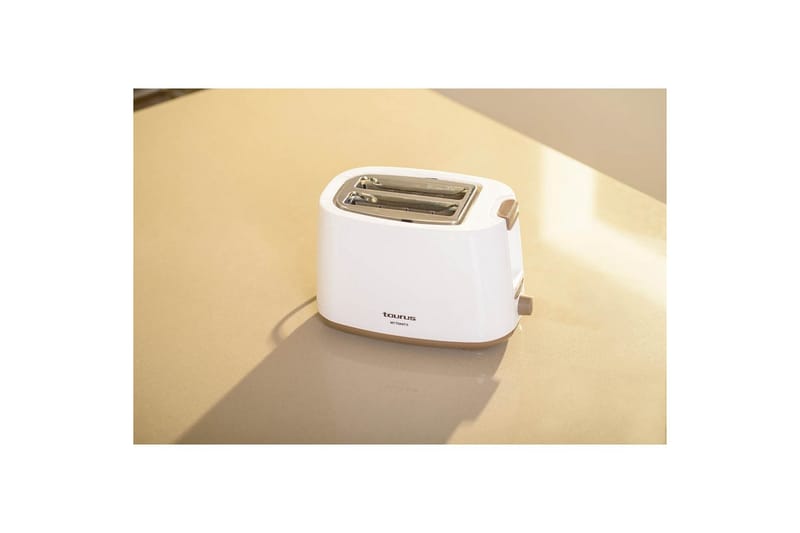 Brødrister Taurus Mytoast II 2 Spalter Hvit - Sølv - Husholdning - Matlaging & Baking - Kjøkkenutstyr