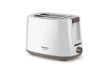 Brødrister Taurus Mytoast II 2 Spalter Hvit - Sølv - Husholdning - Matlaging & Baking - Kjøkkenutstyr