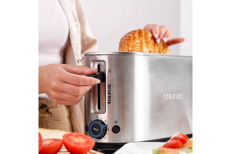 Brødrister Taurus Mytoast Legend 1 Slot Rustfritt Stål - Sølv - Husholdning - Matlaging & Baking - Kjøkkenutstyr