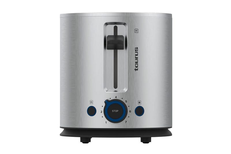 Brødrister Taurus Mytoast Legend 2 Slott Rustfritt Stål - Sølv||Krom - Husholdning - Matlaging & Baking - Kjøkkenutstyr