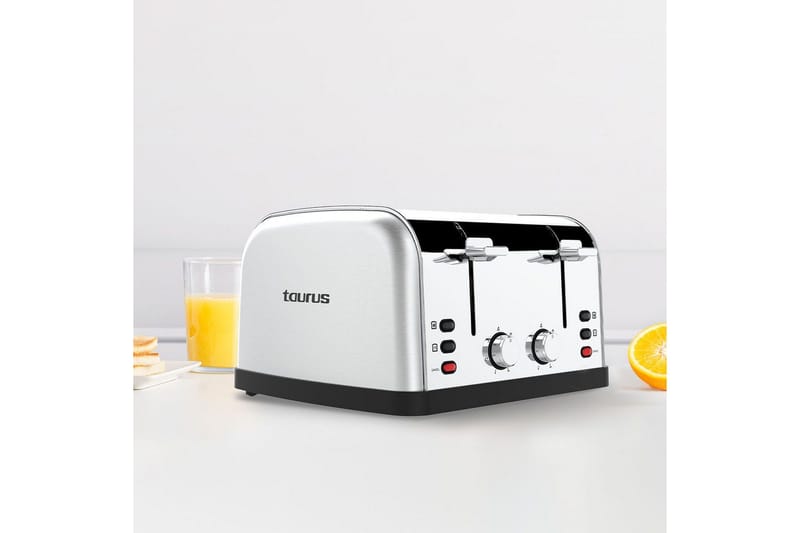 Brødrister Taurus Vintage Four - Sølv - Husholdning - Matlaging & Baking - Kjøkkenutstyr