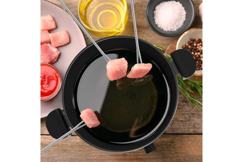 Fonduegryte Black+Decker 2L - Sølv - Husholdning - Matlaging & Baking - Gryter & kasseroller - Fonduegryter