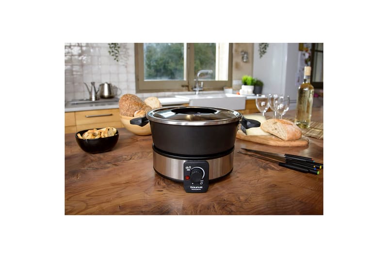 Fonduegryte Taurus 1000W - Svart||Sølv - Husholdning - Matlaging & Baking - Gryter & kasseroller - Fonduegryter