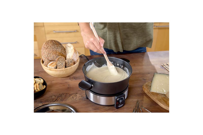 Fonduegryte Taurus 1000W - Svart||Sølv - Husholdning - Matlaging & Baking - Gryter & kasseroller - Fonduegryter