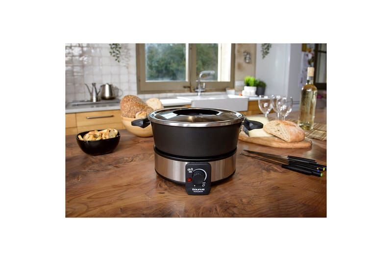 Fonduegryte Taurus 1000W - Svart||Sølv - Husholdning - Matlaging & Baking - Gryter & kasseroller - Fonduegryter