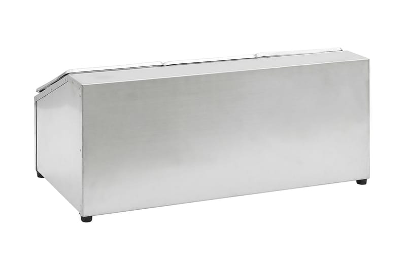 GN-beholder med 3 GN 1/6 beholdere rustfritt stål - Husholdning - Matlaging & Baking - Gryter & kasseroller