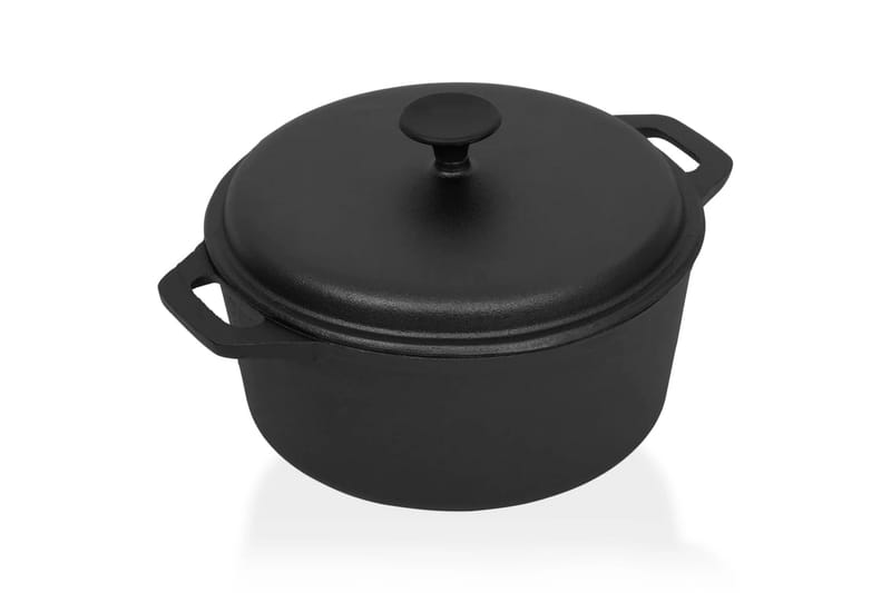 Gryte Ø26,5 cm støpejern - Svart - Husholdning - Matlaging & Baking - Gryter & kasseroller - Gryter