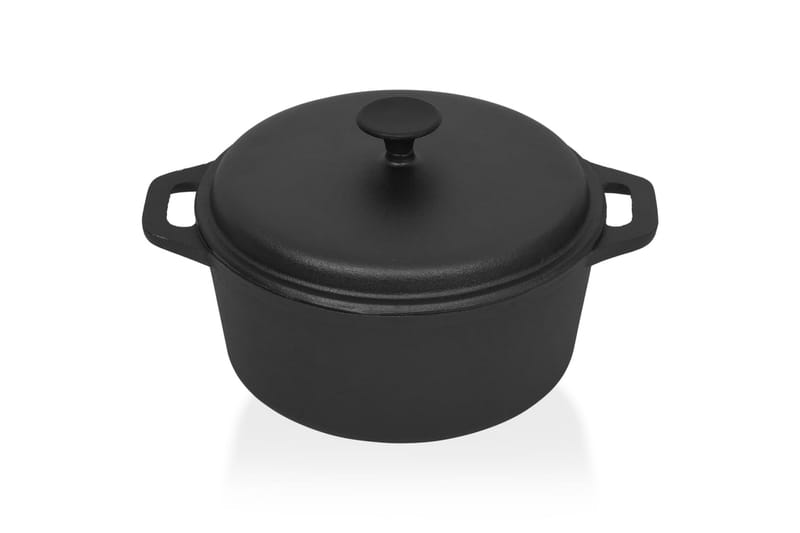 Gryte Ø26,5 cm støpejern - Svart - Husholdning - Matlaging & Baking - Gryter & kasseroller - Gryter