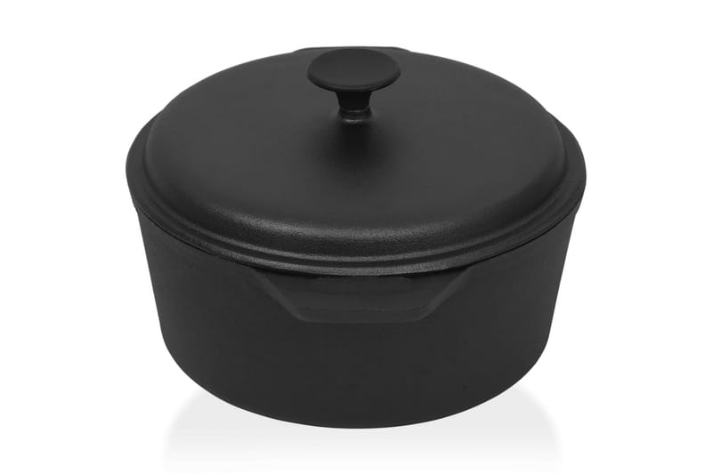Gryte Ø26,5 cm støpejern - Svart - Husholdning - Matlaging & Baking - Gryter & kasseroller - Gryter