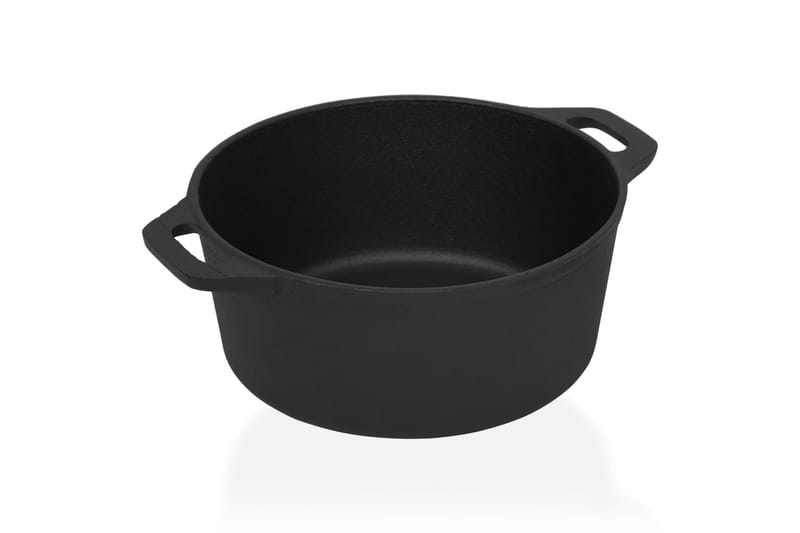 Gryte Ø26,5 cm støpejern - Svart - Husholdning - Matlaging & Baking - Gryter & kasseroller - Gryter