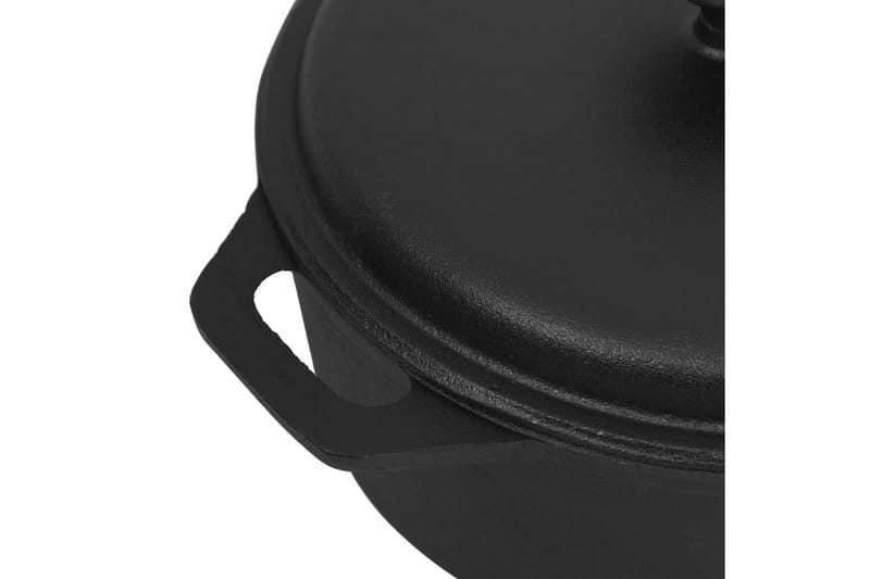 Gryte Ø26,5 cm støpejern - Svart - Husholdning - Matlaging & Baking - Gryter & kasseroller - Gryter