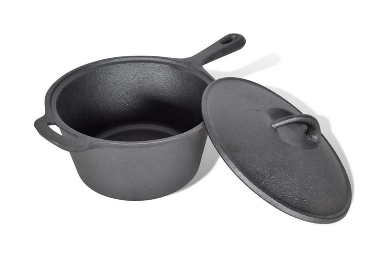Jerngryte (9 stk sett) - Husholdning - Matlaging & Baking - Gryter & kasseroller