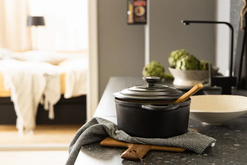 Orrefors Jenverk Gryte Støpejern 22x10 cm - Svart - Husholdning - Matlaging & Baking - Gryter & kasseroller - Gryter