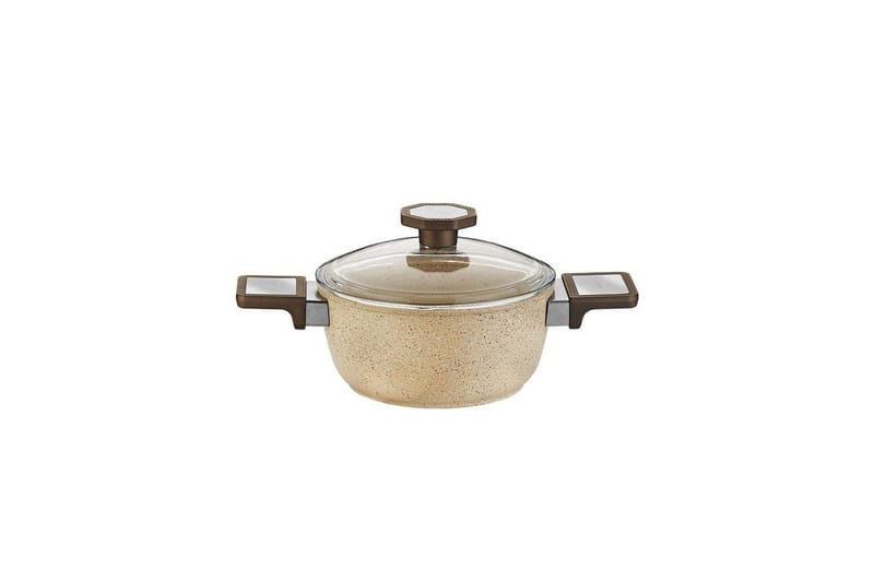 Pottesett (7 deler) Lenor 10 Svart - Svart - Husholdning - Matlaging & Baking - Gryter & kasseroller - Stekepanne