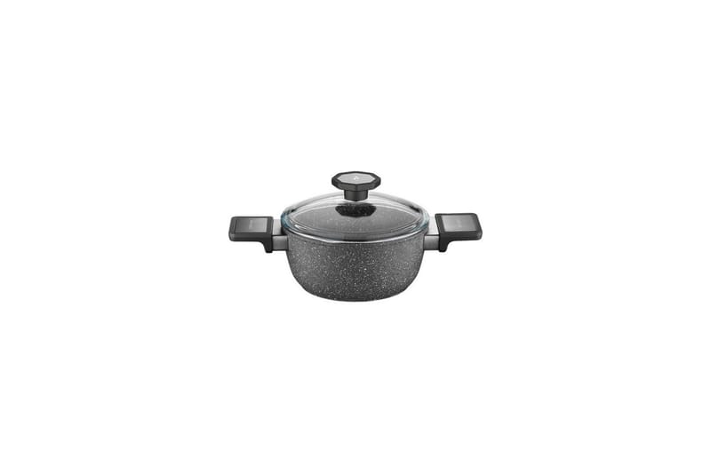 Pottesett (7 deler) Lenor 13 Svart - Svart - Husholdning - Matlaging & Baking - Gryter & kasseroller - Gryter