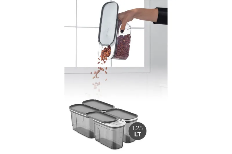 Kazuyasu Oppbevaringskrukke - Antrasitt - Husholdning - Matlaging & Baking - Kjøkkenutstyr - Bokser & syltetøyglass