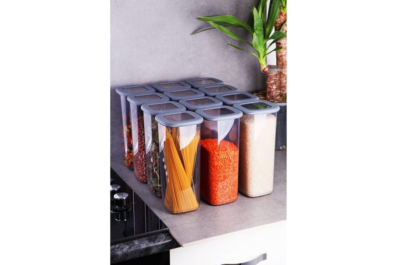 Kazuyasu Oppbevaringskrukke, Grå