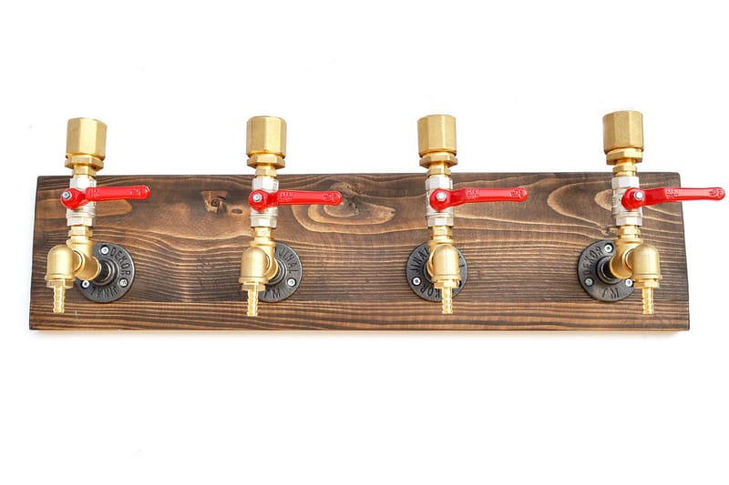 Beverage Dispenser Valnøtt|Gull - Kjøkkenutstyr - Bygg ditt eget utekjøkken - Dispenser & tappekran øl