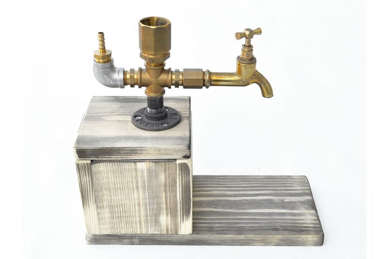 Beverage Dispenser Valnøtt|Gull - Husholdning - Matlaging & Baking - Kjøkkenutstyr