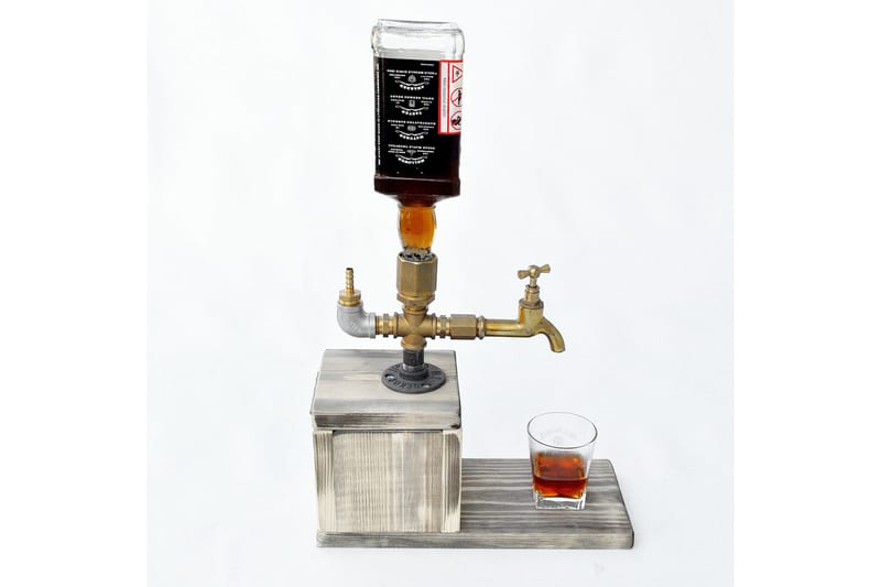 Beverage Dispenser Valnøtt|Gull - Husholdning - Matlaging & Baking - Kjøkkenutstyr