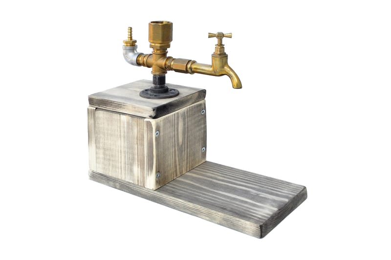 Beverage Dispenser Valnøtt|Gull - Husholdning - Matlaging & Baking - Kjøkkenutstyr