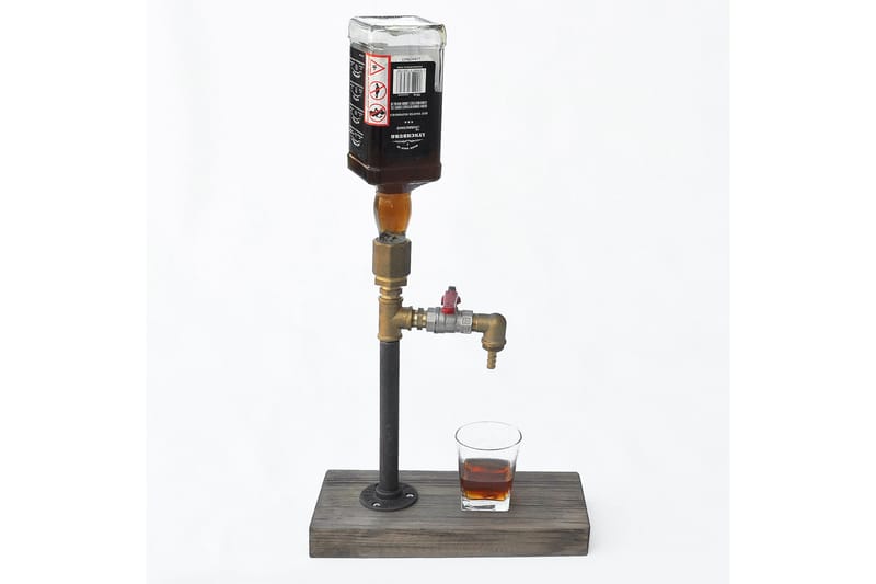 Beverage Dispenser Valnøtt|Gull - Husholdning - Matlaging & Baking - Kjøkkenutstyr
