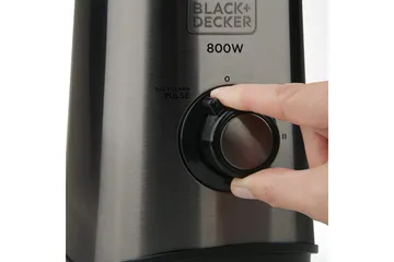 Blender Black+Decker 800W 1,5L Børstet Stål - Grå - Husholdning - Matlaging & Baking - Kjøkkenutstyr