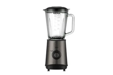 Blender Black+Decker 800W 1,5L Børstet Stål - Grå - Husholdning - Matlaging & Baking - Kjøkkenutstyr