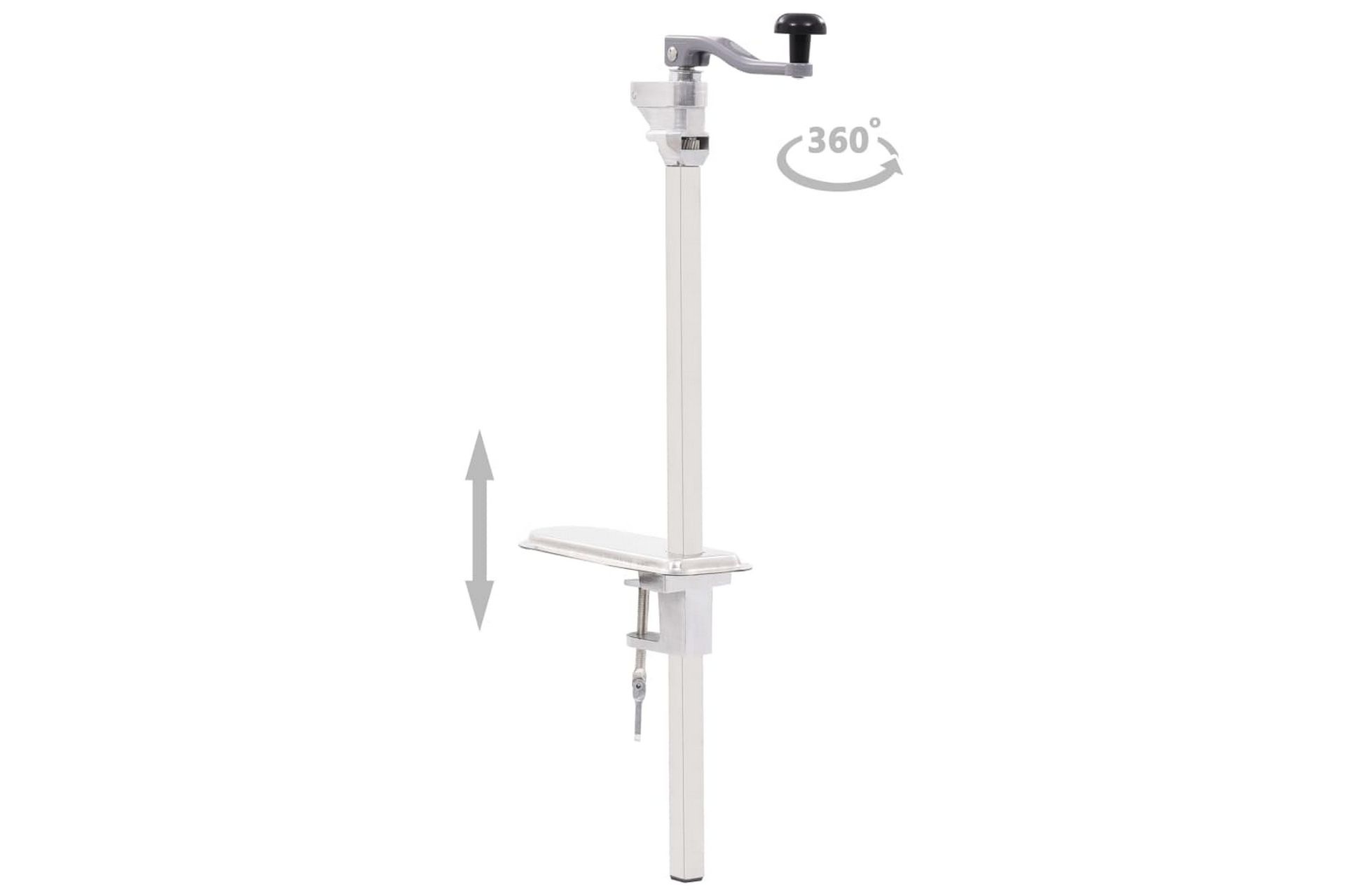 Boksåpner sølv 70 cm aluminium og rustfritt stål - Silver - Husholdning - Matlaging & Baking - Kjøkkenutstyr - Øvrige kjøkkeredskap
