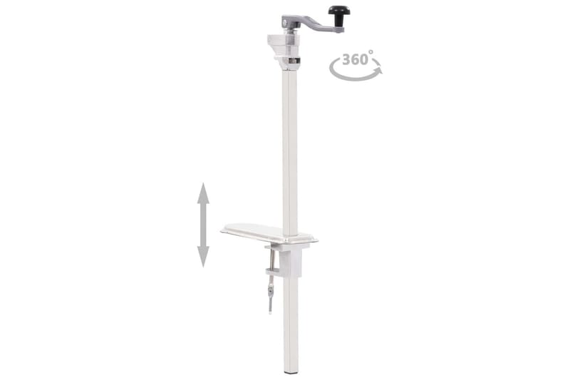 Boksåpner sølv 70 cm aluminium og rustfritt stål - Silver - Husholdning - Matlaging & Baking - Kjøkkenutstyr - Øvrige kjøkkeredskap
