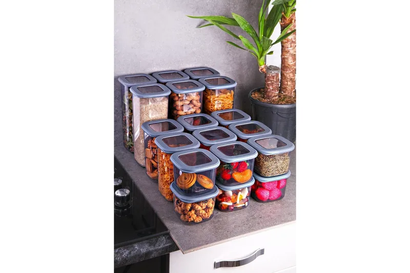 Kazuyasu Oppbevaringskrukke, Grå