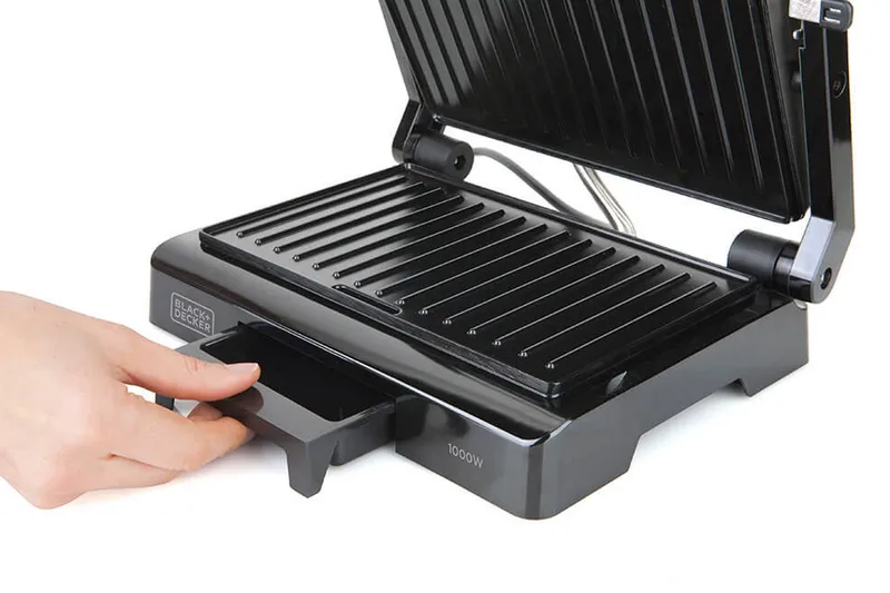 Bordgrill Black+Decker Mini 1000W - Svart - Husholdning - Matlaging & Baking - Kjøkkenutstyr