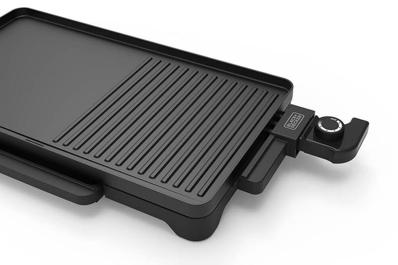 Bordgrill Black+Decker Platt 2200W Svart - Svart - Husholdning - Matlaging & Baking - Kjøkkenutstyr